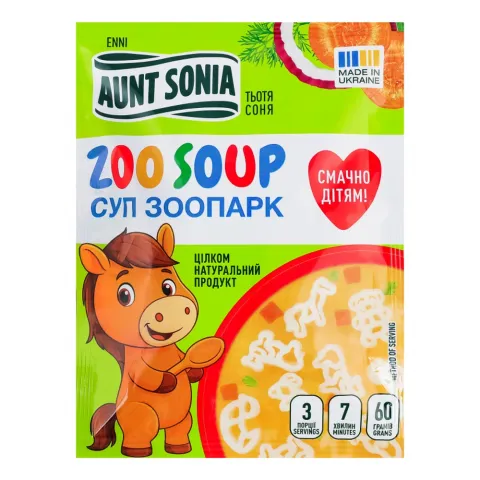 Суп Aunt Sonia 60 г Зоопарк