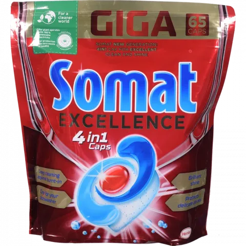 Таблетки д/посудом. машин Somat 60 шт. Екселенс