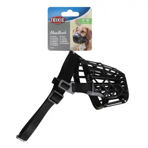 Намордник пласт. M 22 см чорний