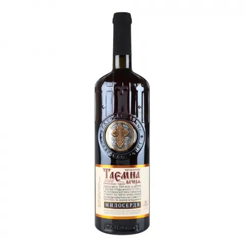 Вино Таїрово Милосердя Таємна вечеря 0,7 л н/сол. червон. 9,0-13,0