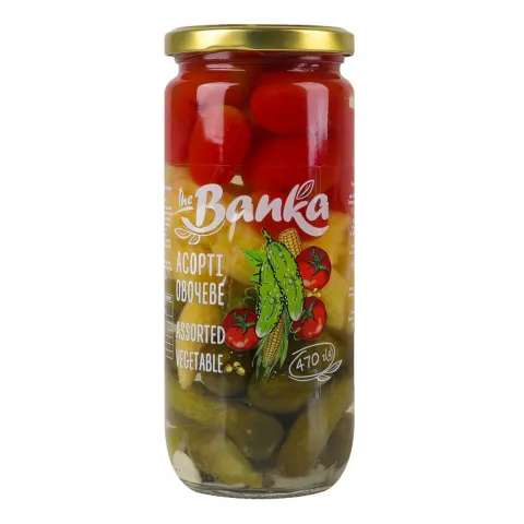 Конс Асорті The Banka 470 г скл. Овочеве Тріо