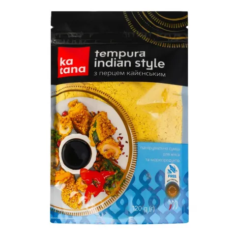 Панірувальна суміш Katana 120 г Tempura Indian Style без глютену