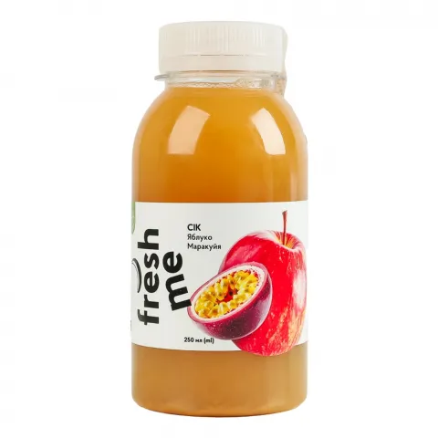 Яблучний сік з пюре маракуї 250 мл