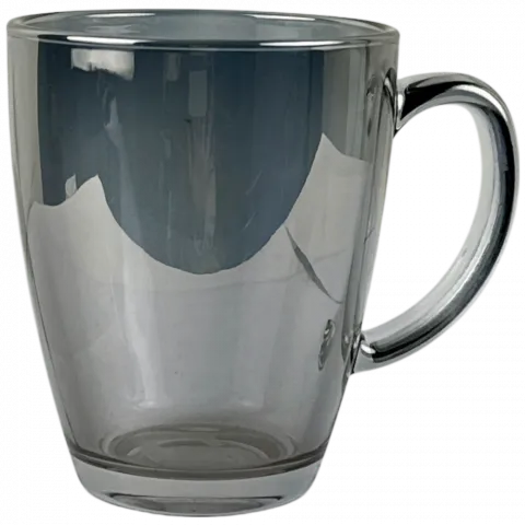 Чашка скл. сріблясто-сіра 320 мл арт. BJB26-1R-66171 И814
