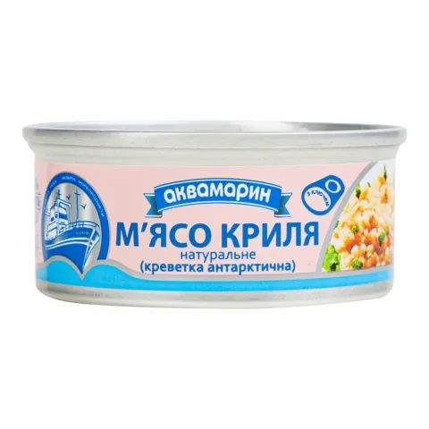 Конс М`ясо Криля Аквамарин 100/105 г з/б