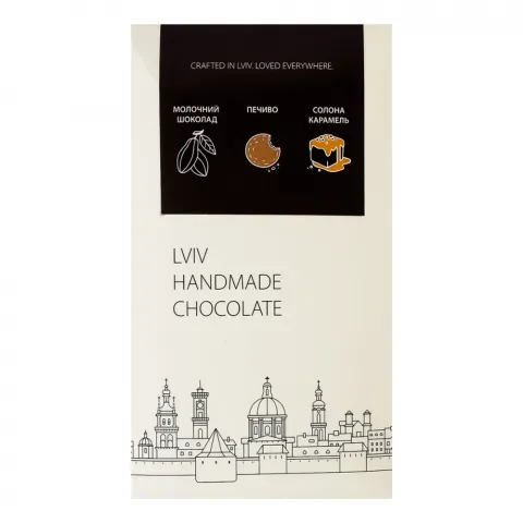 Шок ЛМШ 78 г мол. з карамеллю та печивом