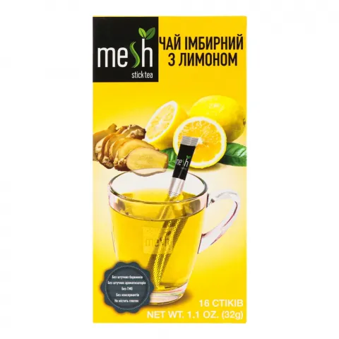 Чай Mesh 16 шт. Імбирний з лимоном