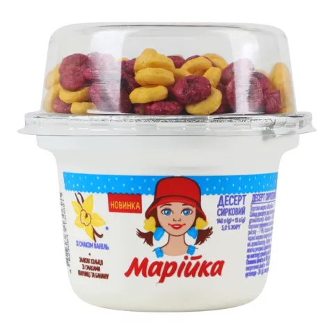 Сирок Смачненький Марійка 5 140 г стак. + злакові кільця