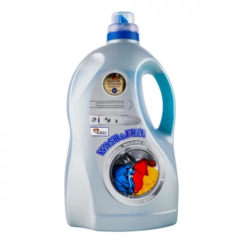 Гель д/прання Wash and Free 5000 г Універсальний