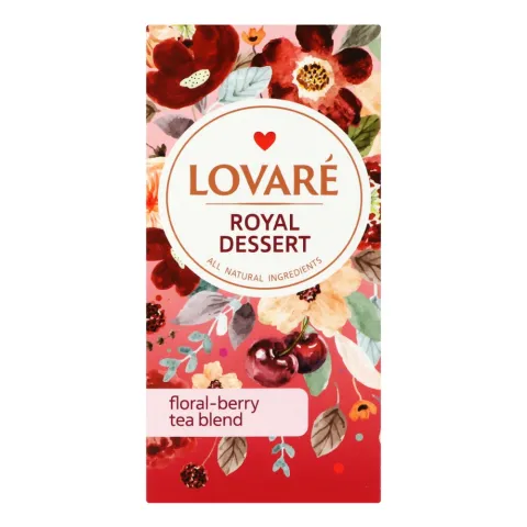 Чай Lovare 24 шт. Королівський десерт