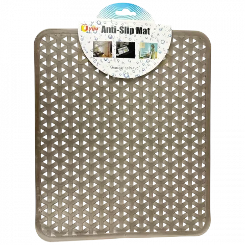 Килимок д/раковини 26,5х31,5 см прозоро- сірий пвх 35176-3 И456