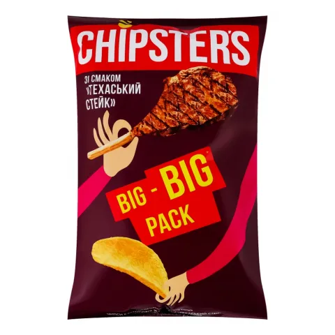 Чипси Chipster`s 150 г Техаський стейк