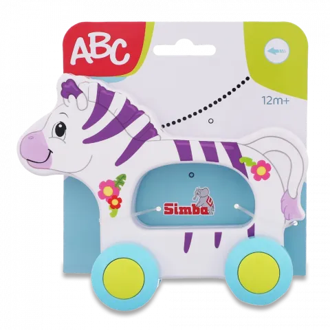 Іграшка Весела тваринка на коліщатах 3 види 12міс.+ 4010199