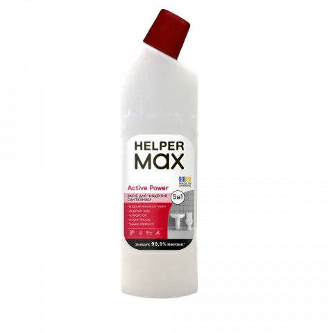 Засіб Helper Max 1 л д/чищення саніт.-технічн. виробів Активна сила