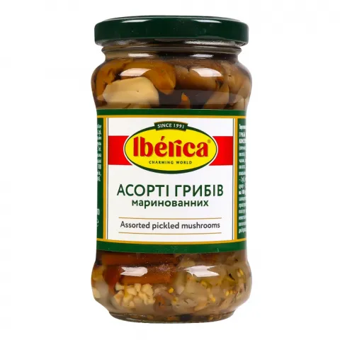 Гриби Iberica 280 г Асорті маринов.
