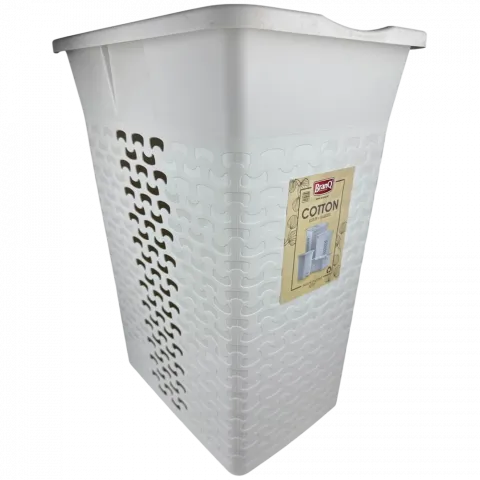 Кошик д/білизни COTTON Branq 35 л арт.1411 білий И116 (Польща)