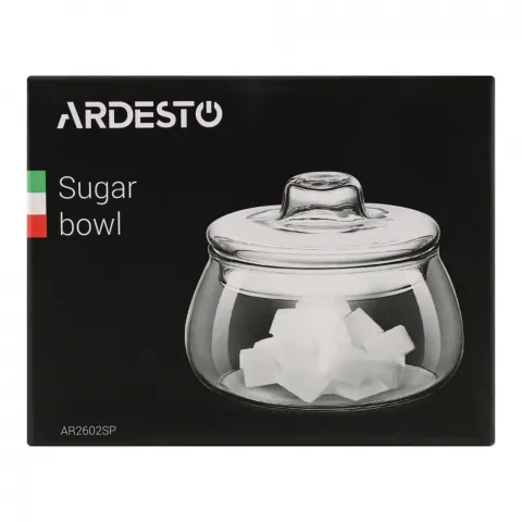 Цукорниця скл. Ardesto 500мл AR2602SP