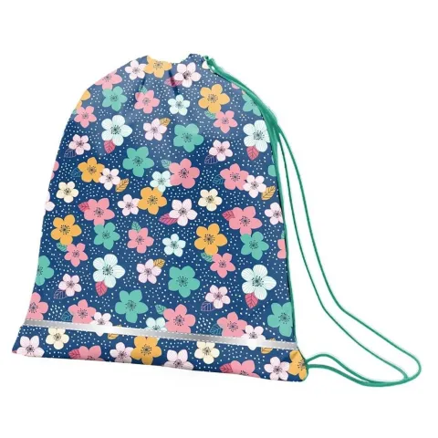 Сумка д/взуття Smart SB-01 Flowers melody синій/кораловий 556219