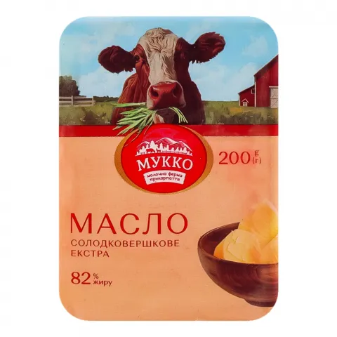 Масло Мукко 82 200 г Екстра