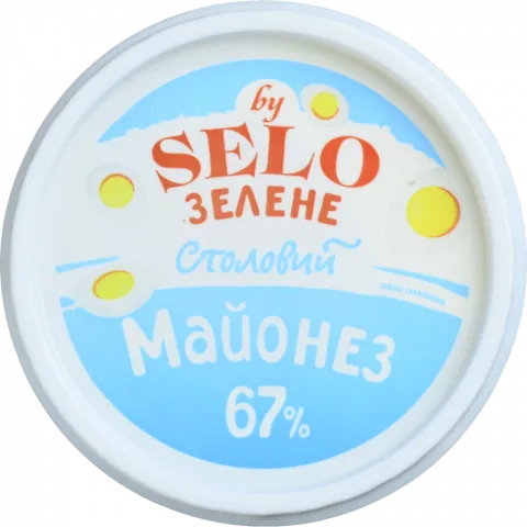 Майонез Selo Зелене 170 г Столовий 67 ПЕТ