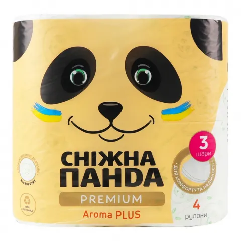 Туал. папір Сніжна панда 4 шт. Premium Aroma Plus