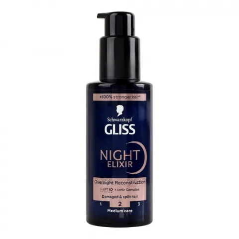Еліксир д/волосся Gliss 100 мл Night Overnight Reconstruction