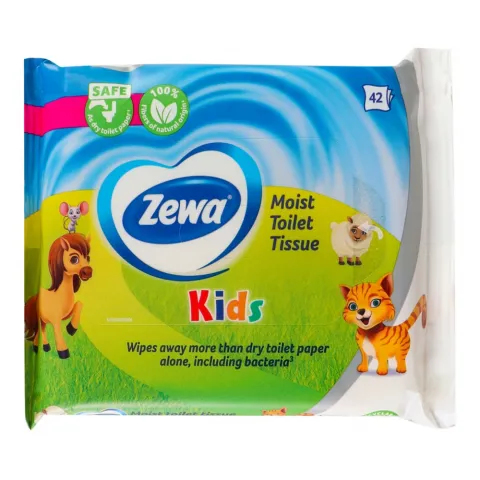 Туалетний папір Zewa 42 шт. вологий Kids