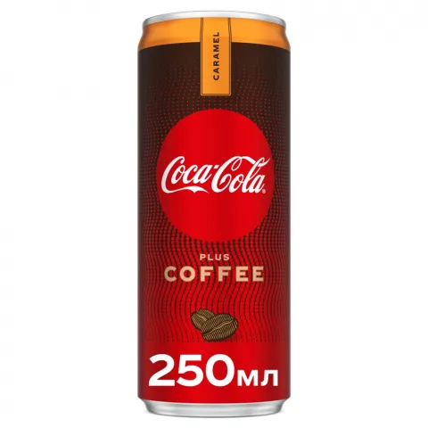 Напій б/алк. Кока-Кола 0,25 л з/б Caramel Plus coffee