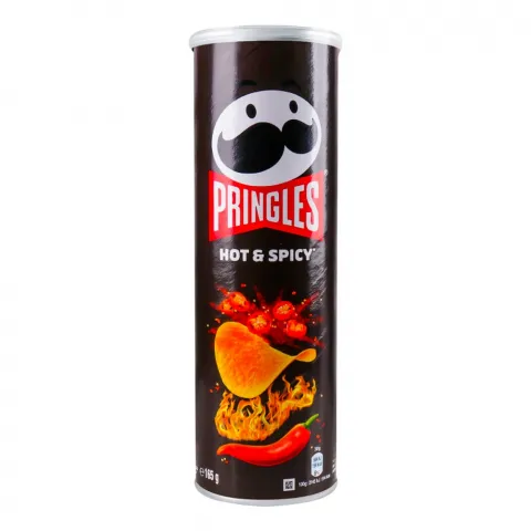 Чипси картопл. Pringles 165 г Hot and Spicy (Бельгія)