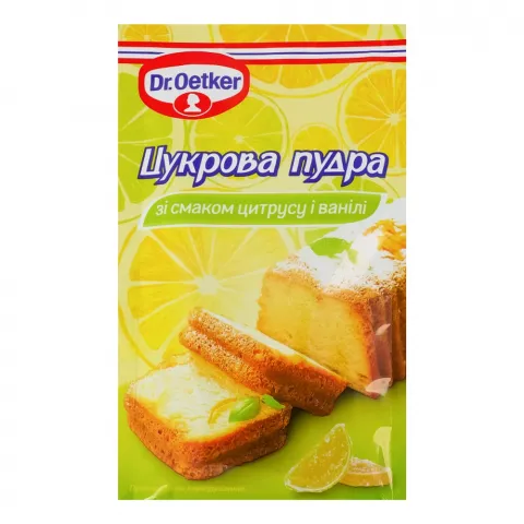 Пудра цукрова Др.Оеткер 50 г зі смаком цитрусу і ванілі