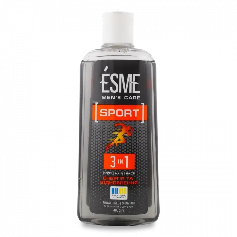 Гель-шампунь д/душу Esme 400 г д/чол. Sport