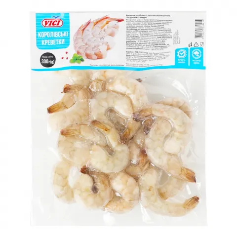 Креветки Vici Королівські 21/25 300 г б/г чищені