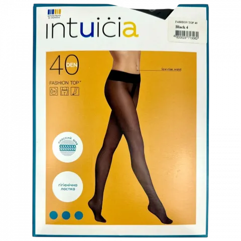 Колготи жін. Інтуїція Fashion TOP 40 4 Black