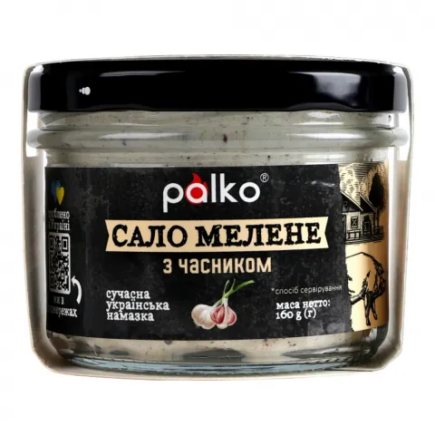 Сало ПалКо 160 г мелене з часником
