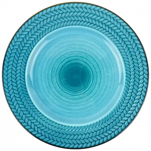 Тарілка десертна кер. 20,1 см блакитна арт. 16191-3-16191 И283