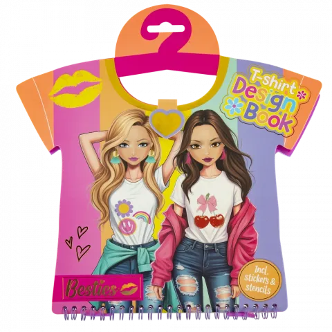 Книга д/творч. Besties модельєра Футболка 990202