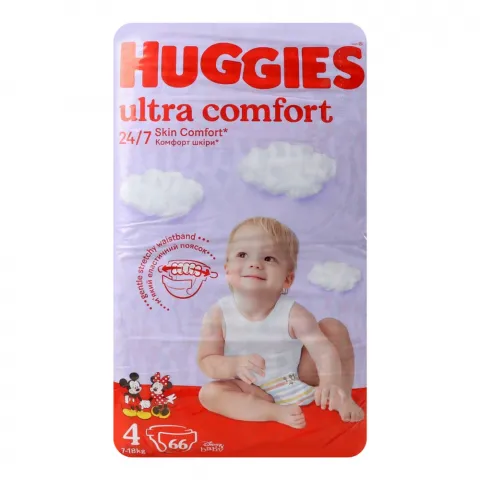 Підг. Huggies Ультра Комфорт 4 Mega 66 шт.