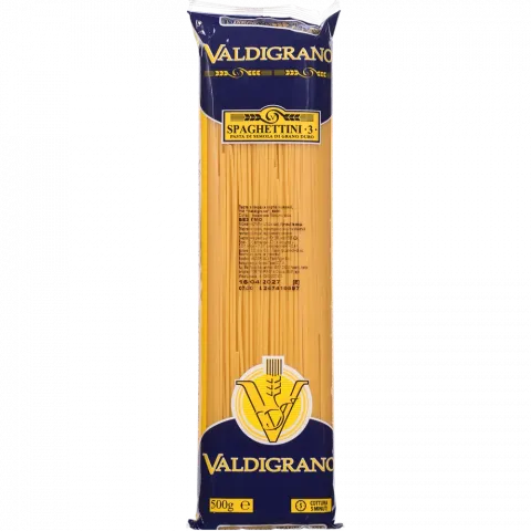 Макарони VALDIGRANO 500 г Спагеттіні 3 (Італія)