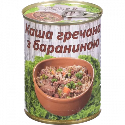 Каша гречана L`Appetit 340 г з/б з бараниною