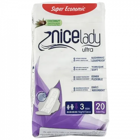 Прокладки NiceLady Ultra нічні 20 шт. И437 (Туреччина)