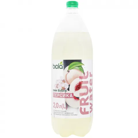 Напій б/алк. Біола 2 л Fruit Water Білий персик