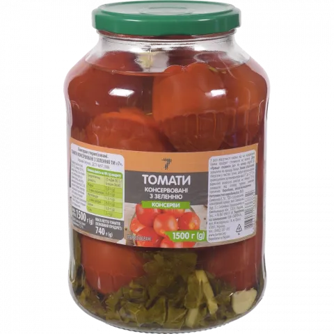 Конс Томати 7` 1,64 кг червоні, бурі`