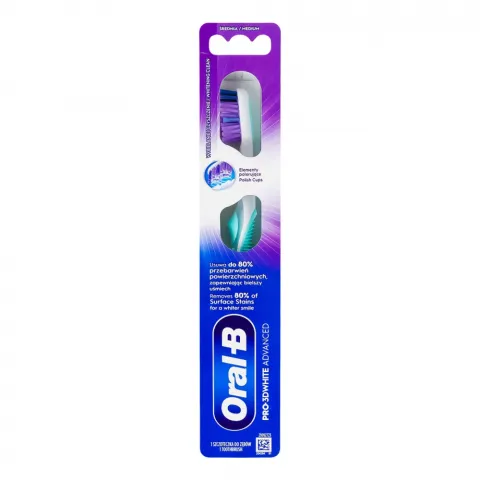 Зуб. щітка Oral-B Pro 3D White Вдосконалене відбілювання 35 сер. 1 шт.