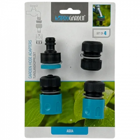 Конектори д/садових шлангів 4 шт. C22280610 И652 (КІН)