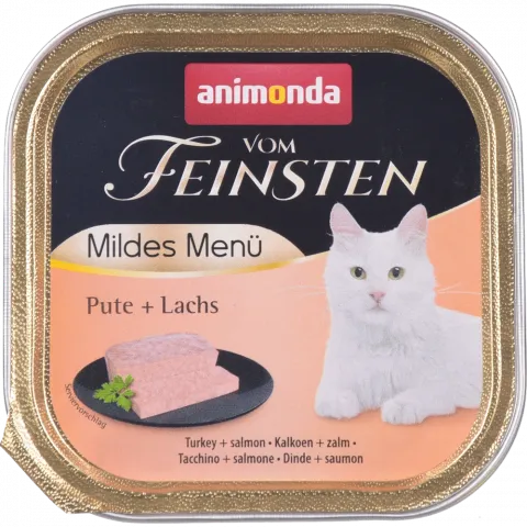 Корм д/котів Animonda 100 г Vom Feinsten з індичкою та лососем
