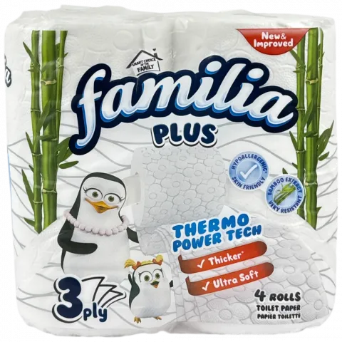 Туал. папір Familia 4 рул. Bamboo Extract И140 (Туреччина)