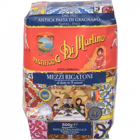 Макарони Di Martino 500г Мецці Рігаттоні (Італія)