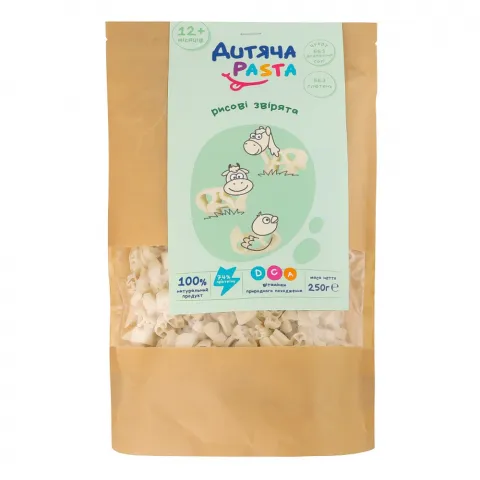 Макарони Дитяча Паста 250 г з рису
