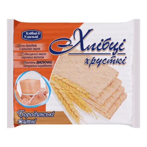 Хлібці Удальці 100 г Бородинські житні