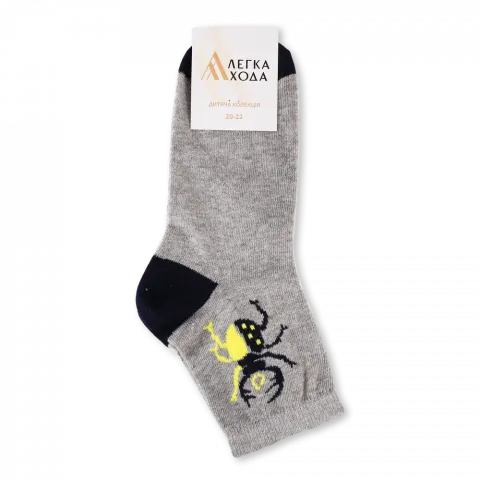 Шкарпетки дит. Легка хода 9319 20-22 сірий меланж